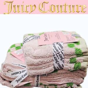 Juicy Couture Home Checkered Hand & WashTowel Set